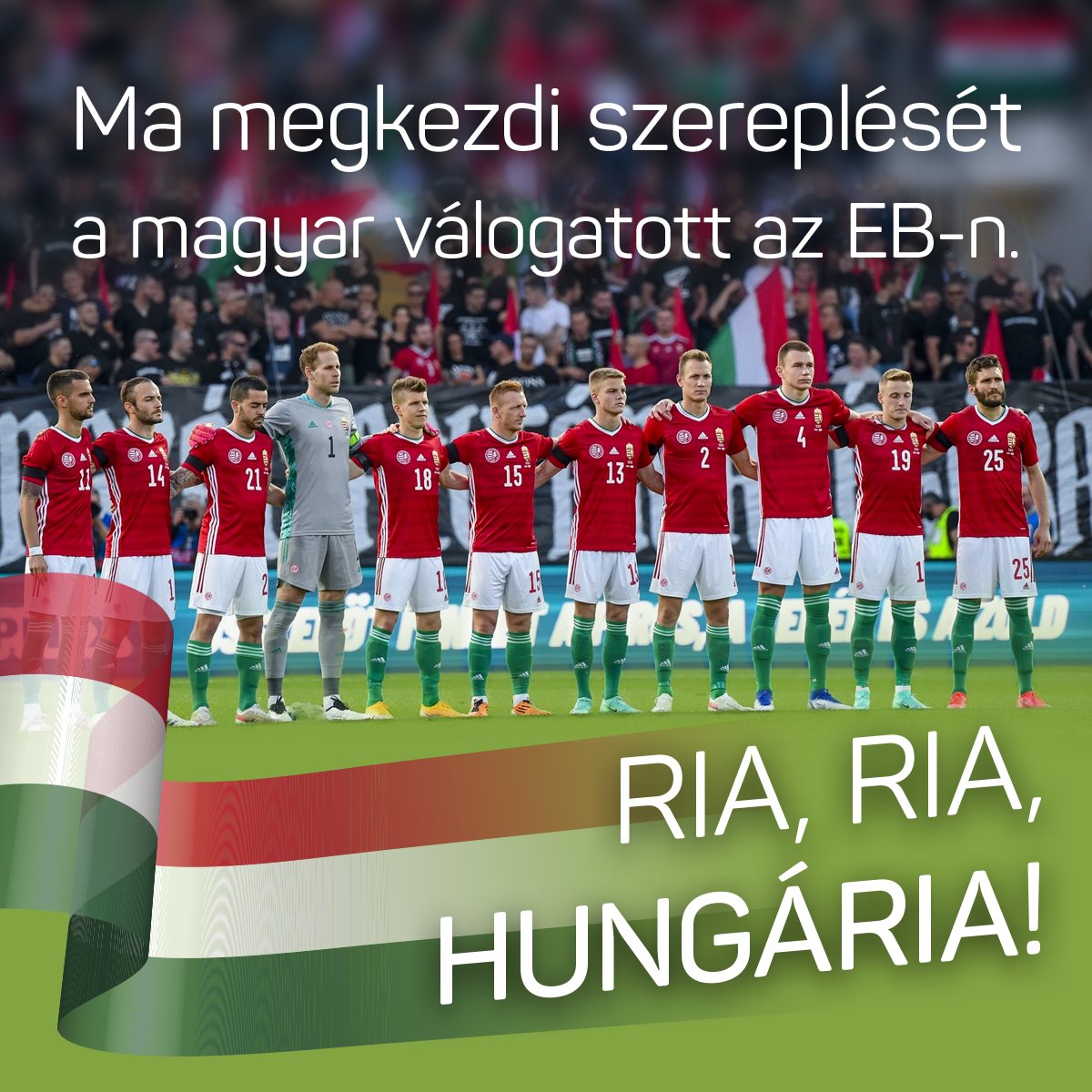 Ma megkezdi szereplését a magyar válogatott. Hajrá, magyarok!