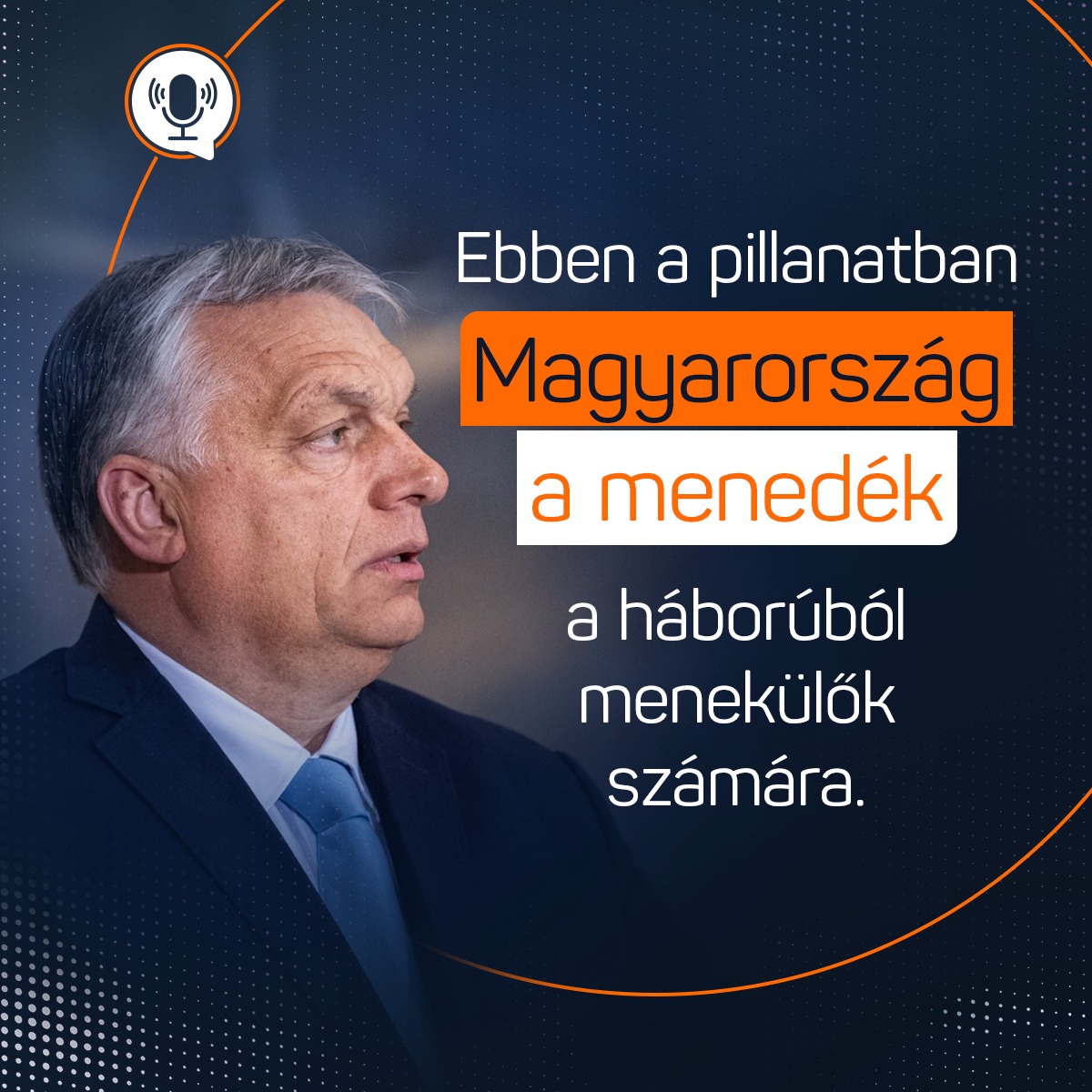 Ebben a pillanatban Magyarország a menedék. A magyaroknak is, az ukránoknak is és harmadik országbelieknek is.