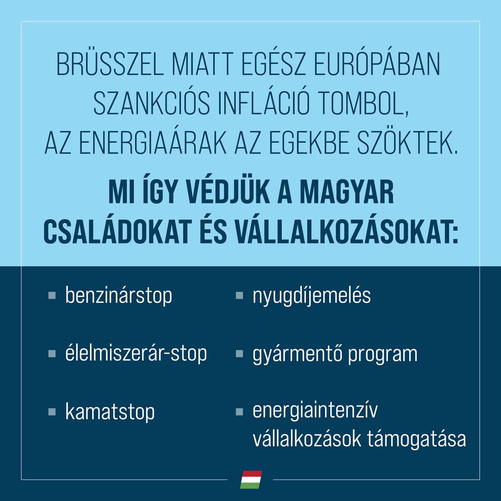 Az a célunk, hogy a háború és a szankciók negatív hatásai ellenére fenntartsuk a magyar gazdaság növekedését.