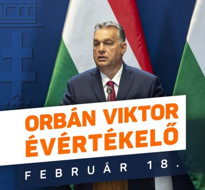 Orbán Viktor miniszterelnök évértékelő beszéde február 18-án lesz.