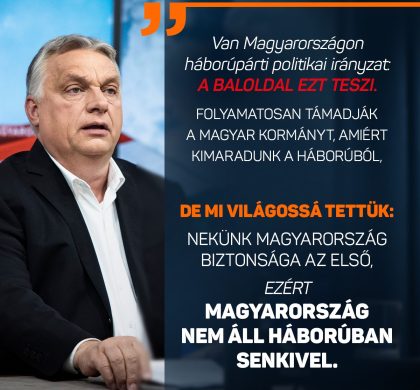 Orbán Viktor a Kossuth Rádióban: