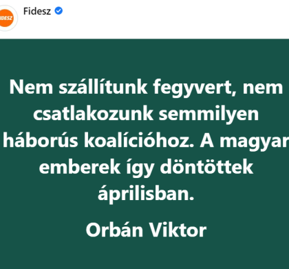 Orbán Viktor a Fidesz kihelyezett frakcióülésén: