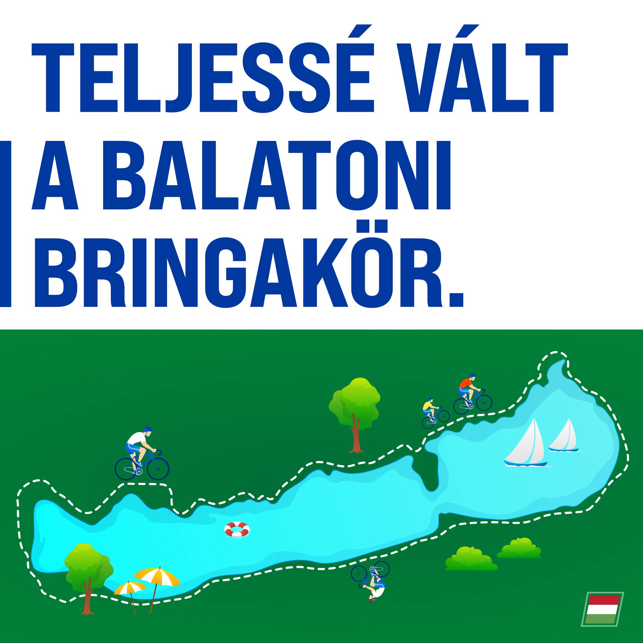 Két keréken a magyar tenger körül – átadtuk a Balatoni Bringakör utolsó szakaszát.