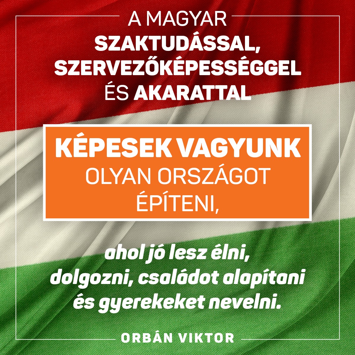 Orbán Viktor miniszterelnök a SZAKMA SZTÁR 2023 rendezvényen: