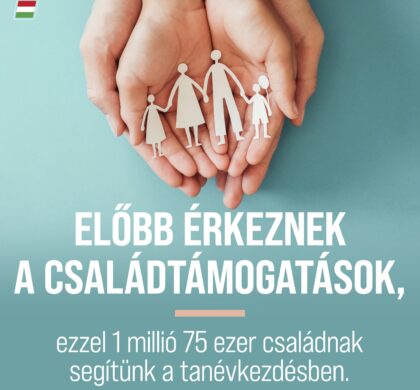 A Magyar Posta augusztus 24-étől kézbesíti a családi pótlékot, a GYES-t és a GYET-et.