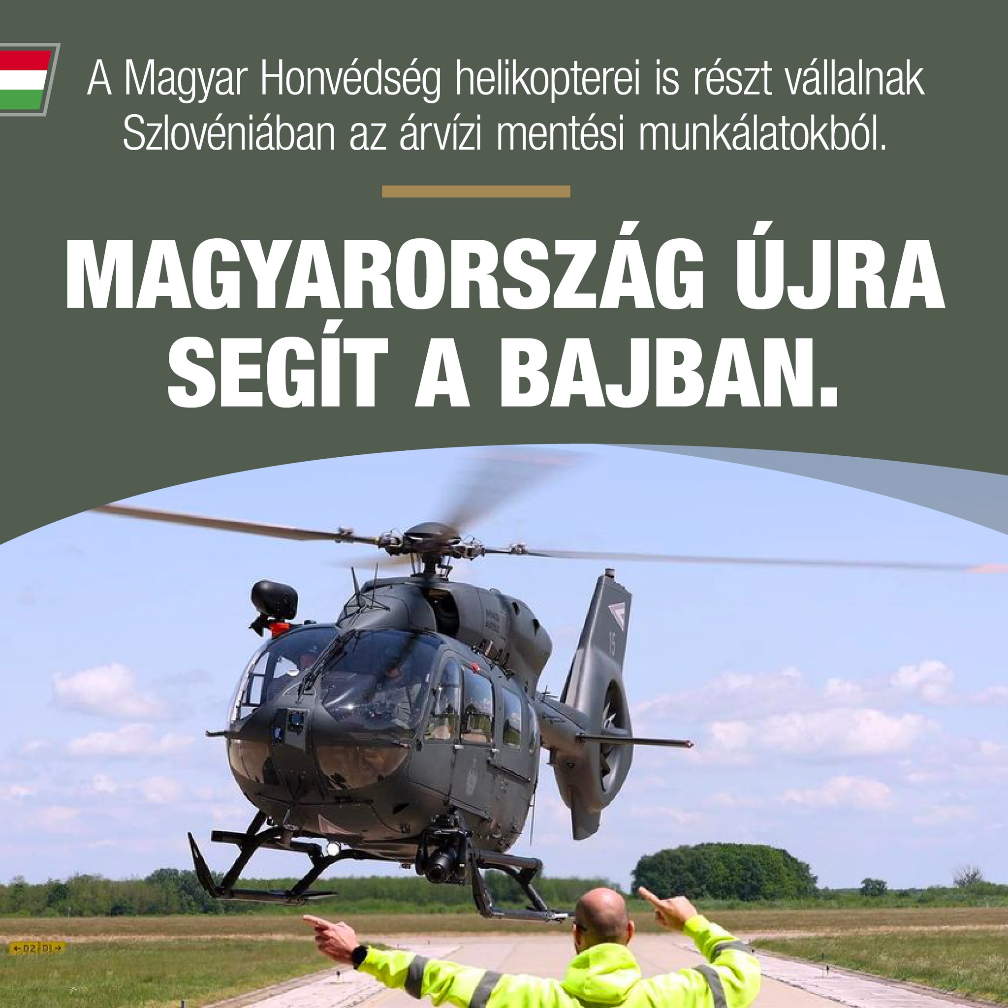 Az elmúlt napok viharai nem kímélték Szlovéniát, a magyar katonák az áradások sújtotta ország segítségére sietnek.